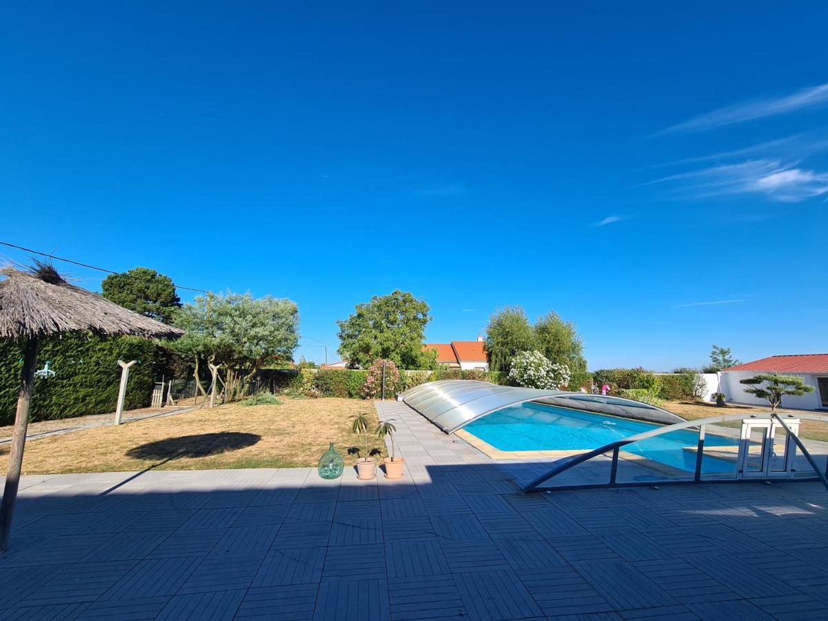 Ty Grain De Sel : Logement Privatif Avec Piscine, Jardin Et Patio Chauvé Exteriör bild